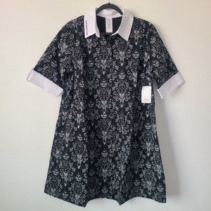 Disney Haunted Mansion Glow In The Dark Dress Plus Size 1X Black